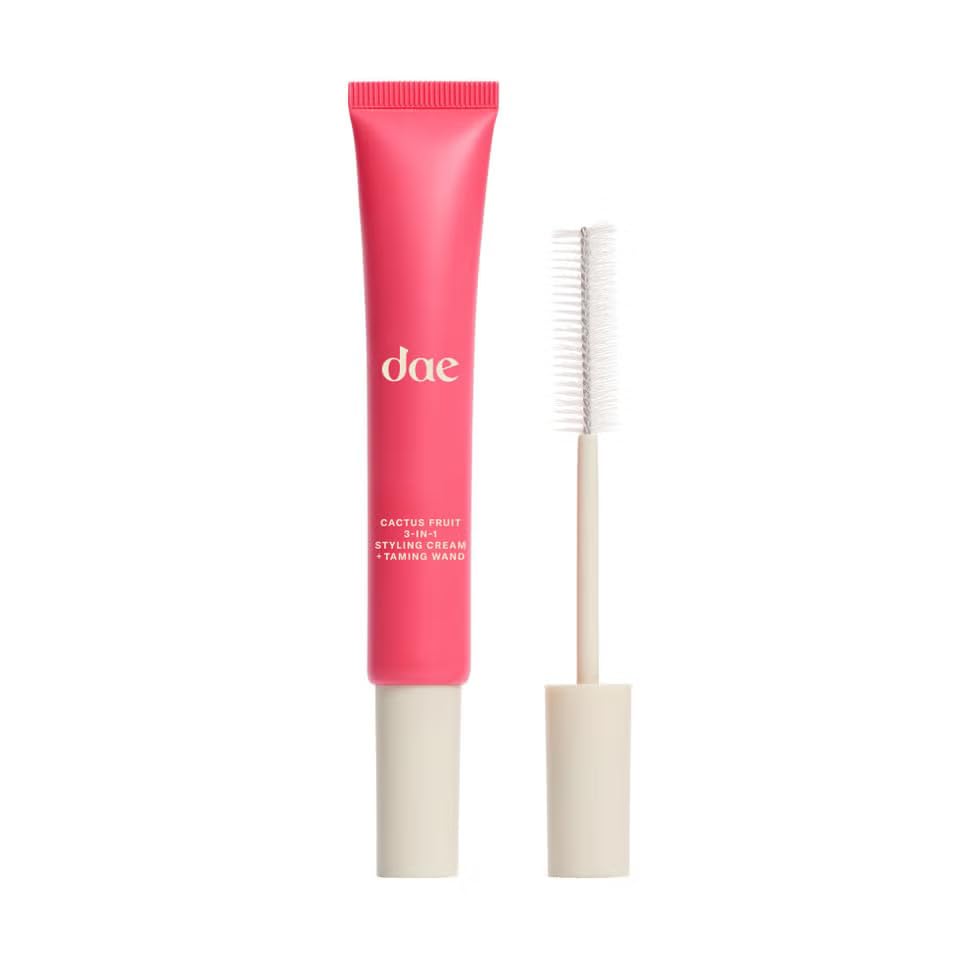 DAE front packaging showing compact 0.6 oz tube and branding for travel-friendly styling