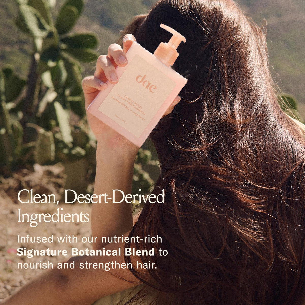DAE label closeup showing ingredients and clean-beauty transparency benefit