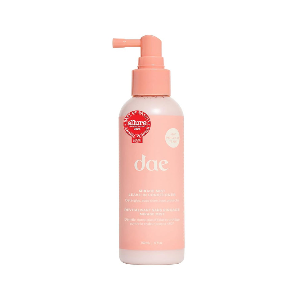 DAE front packaging showing 5 oz bottle and label benefits