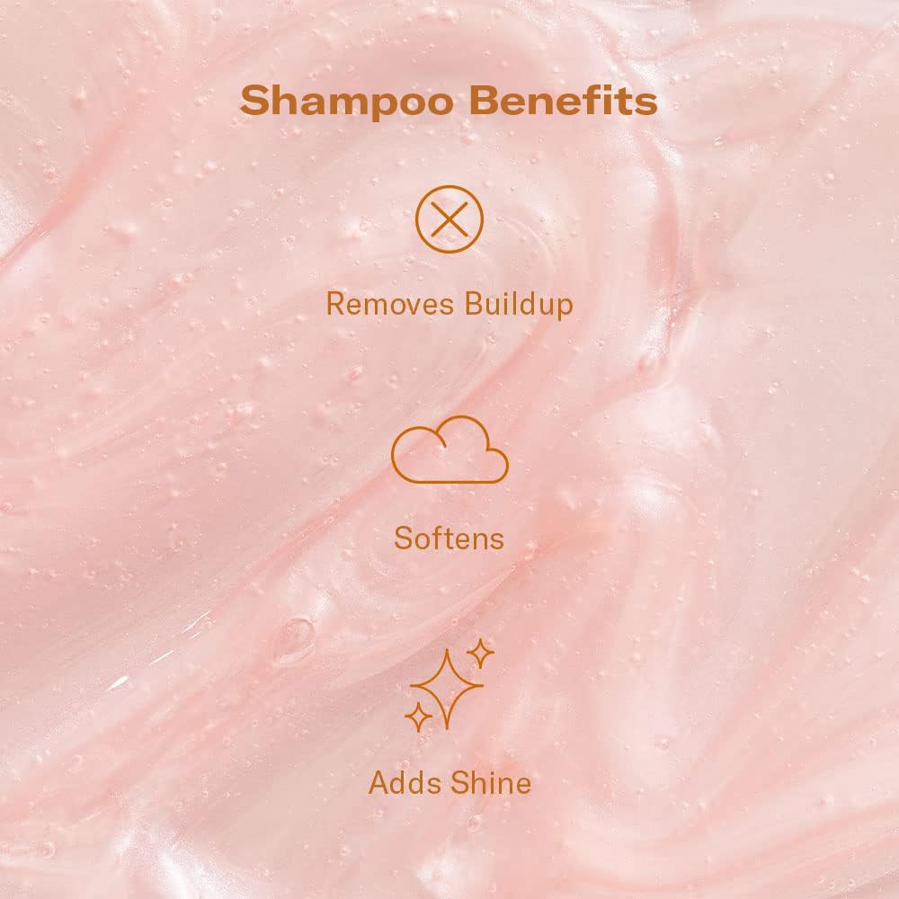 DAE shampoo back label closeup listing key ingredients and benefits
