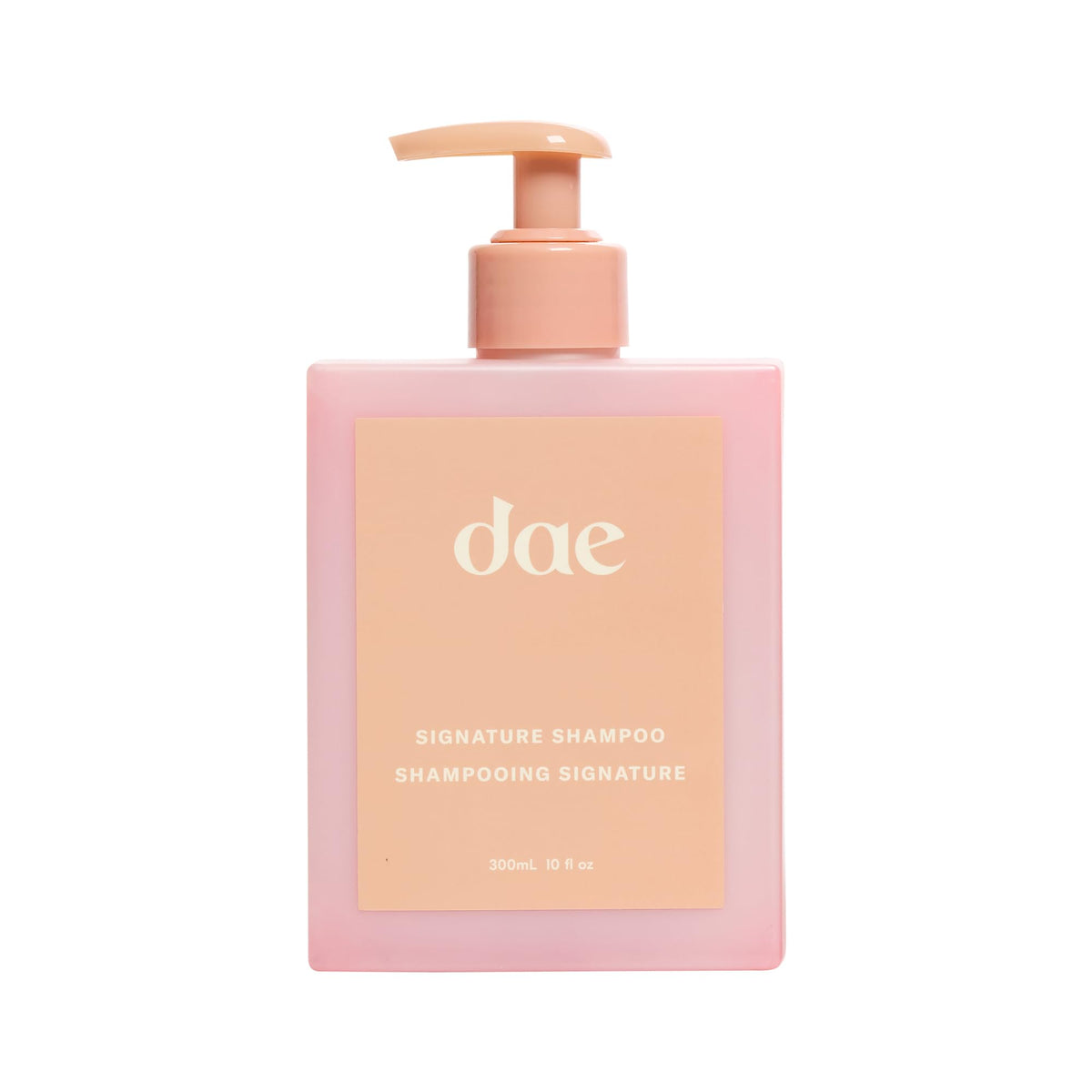 DAE front packaging showing 10 oz bottle and clear branding for gentle cleansing