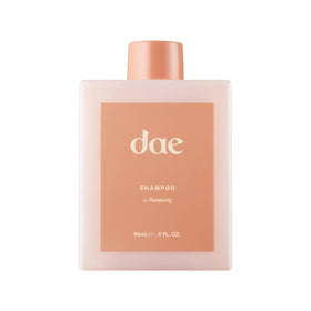 DAE front bottle view showing clean design and travel size benefit