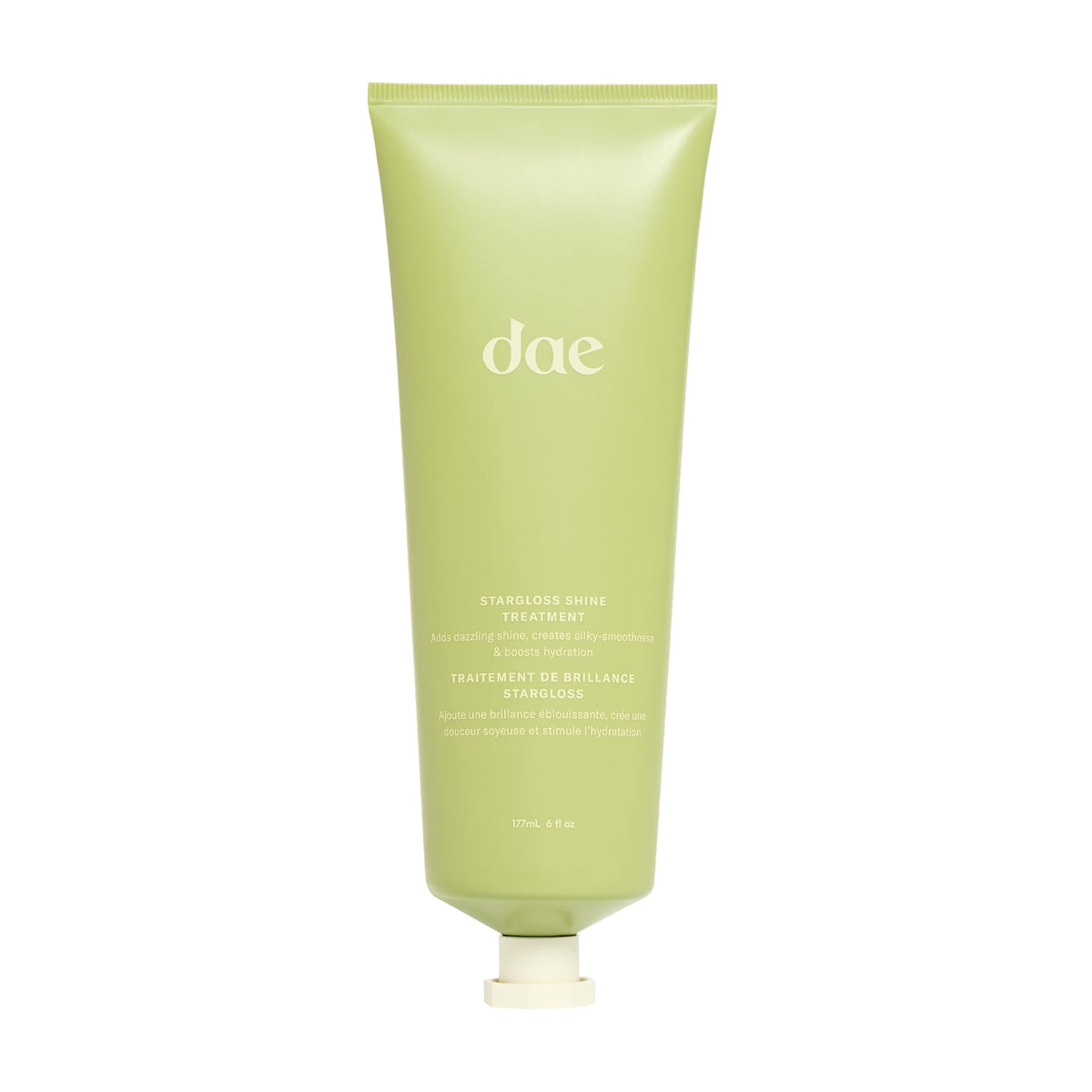 DAE Stargloss front packaging showing 6 oz tube and clean branding benefits shine