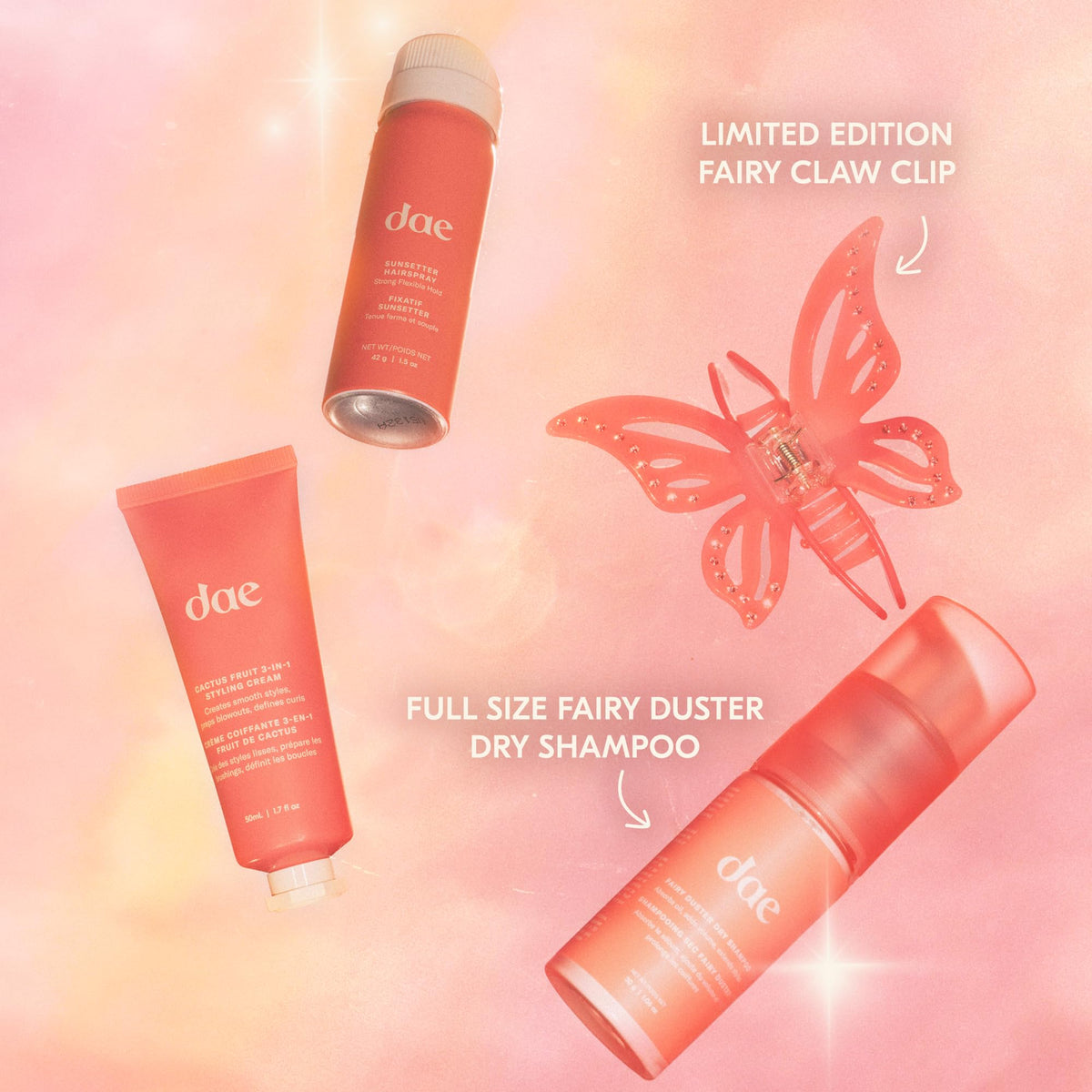 DAE styling cream jar open showing creamy texture for smoothing benefits