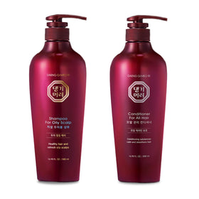 Daeng Gi Meo Ri front packaging set showing both 500ml bottles and clarity