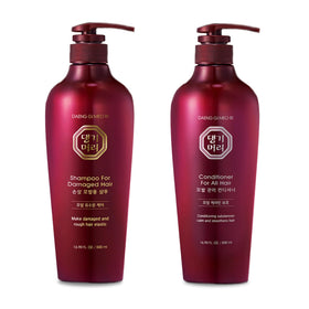 Daeng Gi Meo Ri front packaging showing both 500ml bottles and product benefit