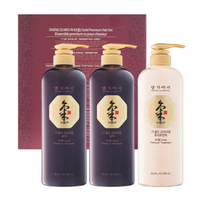 Daeng Gi Meo Ri front packaging showing large 780ml shampoo and treatment, conveys value