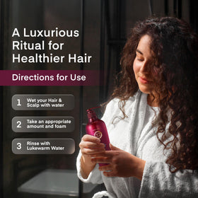 Daeng Gi Meo Ri hair after wash showing improved shine and smoother texture