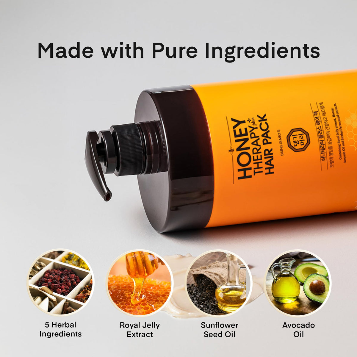 Daeng Gi Meo Ri royal jelly extract closeup showing nutrient source