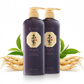 Daeng Gi Meo Ri front packaging showing 780ml twin set and benefits
