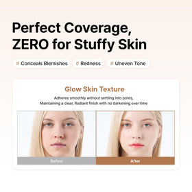 DAERA swatch on back of hand demonstrating neutral self-adjusting shade and blending