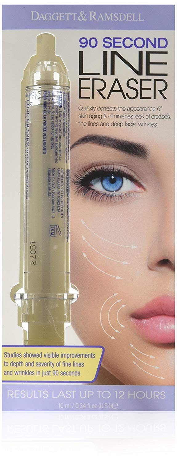 Daggett & Ramsdell front tube showing compact 0.34 oz packaging and fast-use benefit