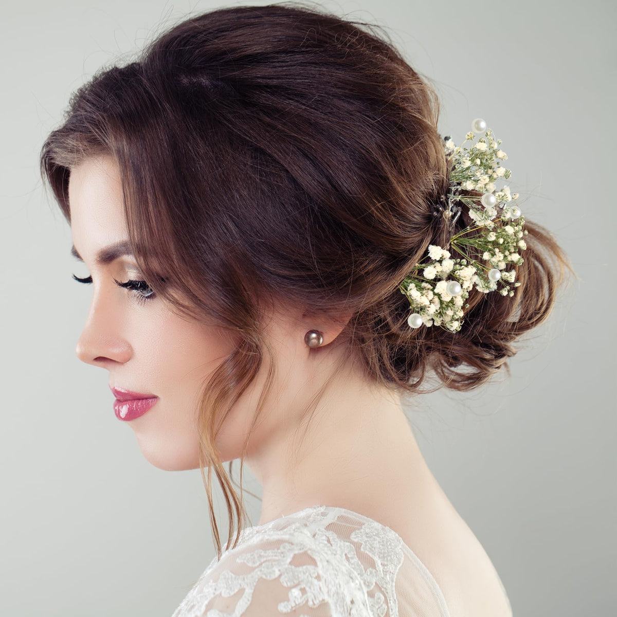 Daifunli styled on bridesmaid hair group illustrating cohesive event styling