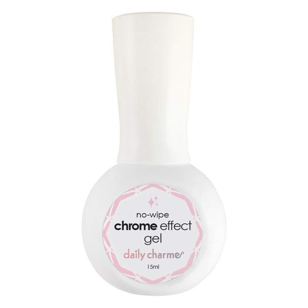 Daily Charme front packaging showing chrome effect gel and clear bottle benefit of recognition