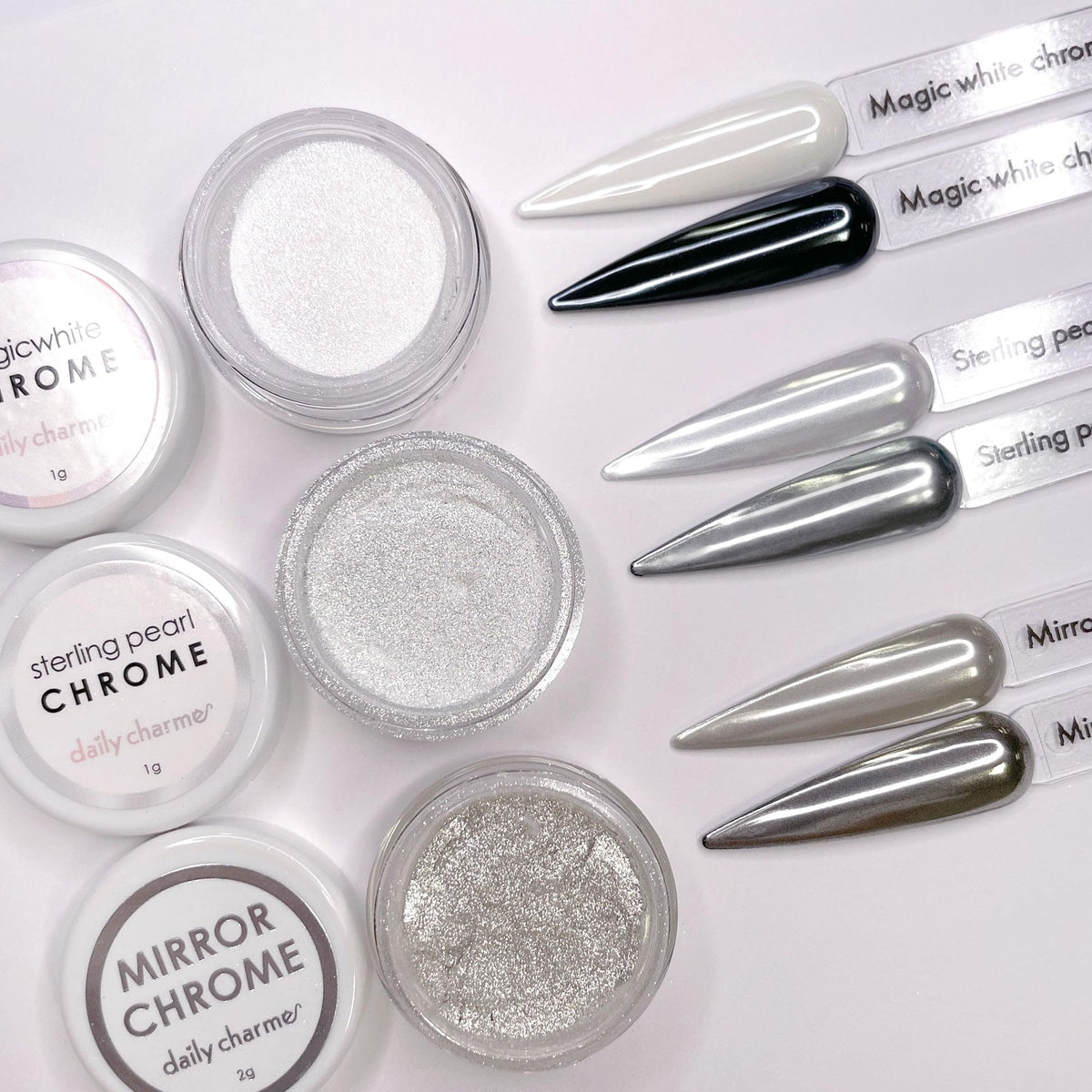 Daily Charme 15ml bottle in hand showing product scale and portable kit convenience