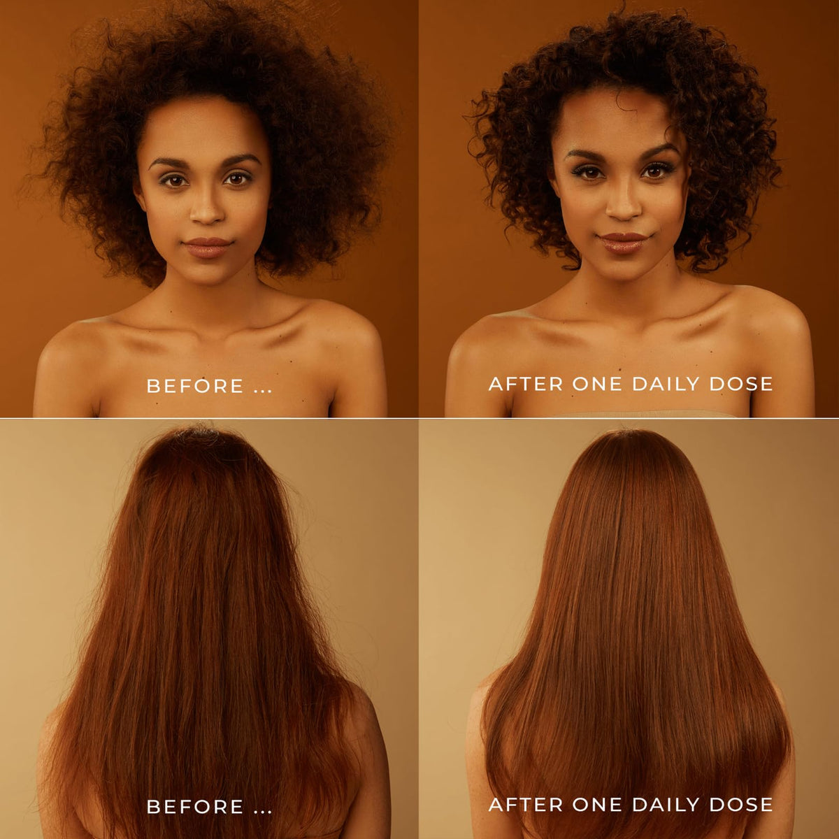 Daily Dose label and ingredients view showing clean, paraben-free benefit