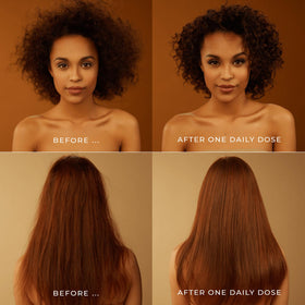 Daily Dose label and ingredients view showing clean, paraben-free benefit