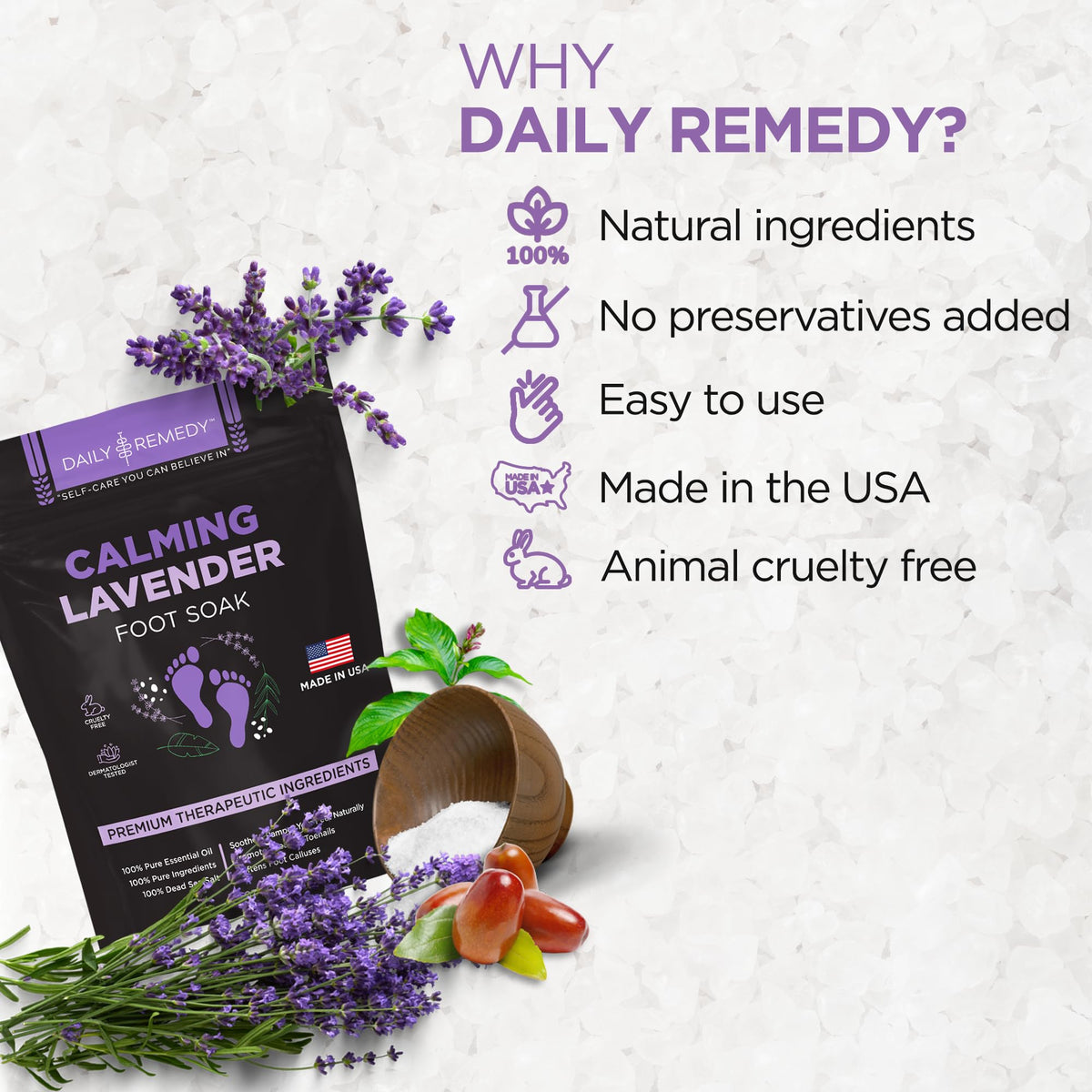 DAILY REMEDY before and after images demonstrating softer calluses effect
