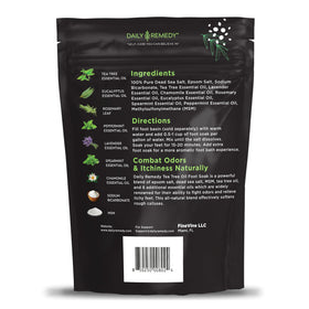 daily remedy close-up of coarse salt texture for exfoliation