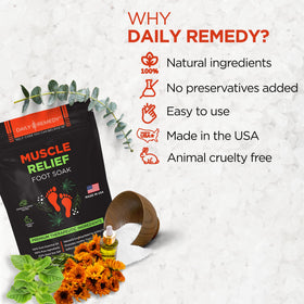Made in USA seal on Daily Remedy packaging conveying quality assurance