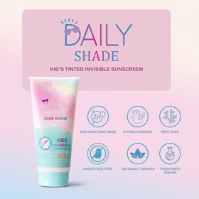 DAILY SHADE close-up of tinted texture highlighting smooth blendability