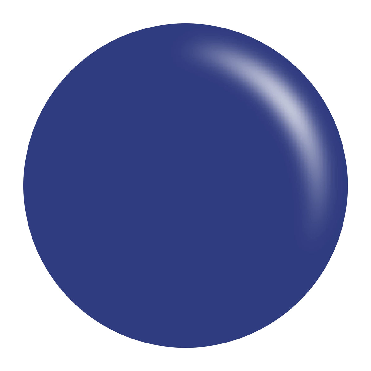 DAISY DND brush stroke close-up showing smooth blue pigment payoff
