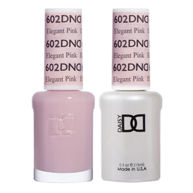 DAISY DND front packaging showing 602 Elegant Pink duo for coordinated finishes