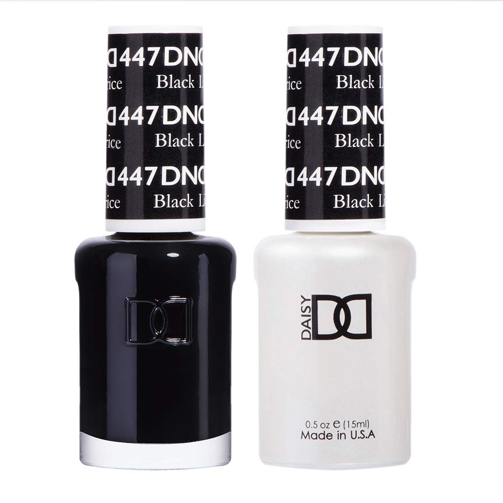 DAISY DND front packaging showing the Black Licorice duo for coordinated manicures
