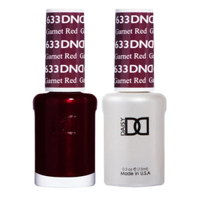 DAISY DND front packaging showing Garnet Red #633 and duo benefits