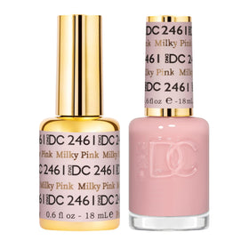 DAISY DND front packaging showing milky pink duo and clear benefit durable wear