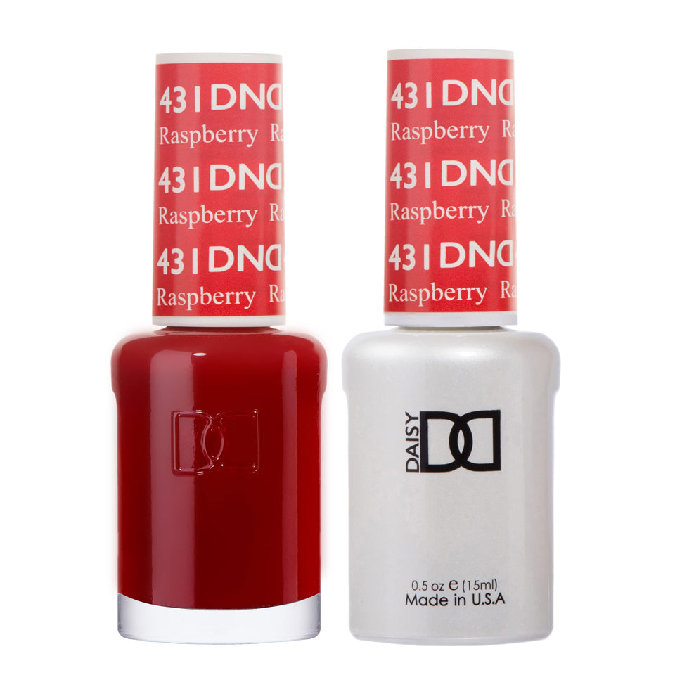 DAISY DND front packaging showing Raspberry #431 and duo benefits