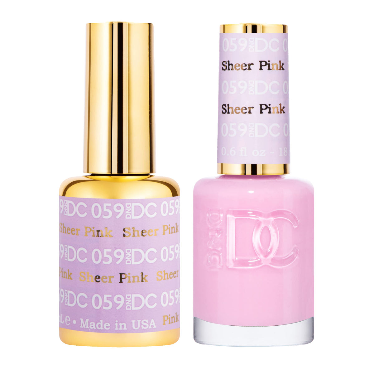 DAISY DND front packaging showing Sheer Pink 059 and duo benefit