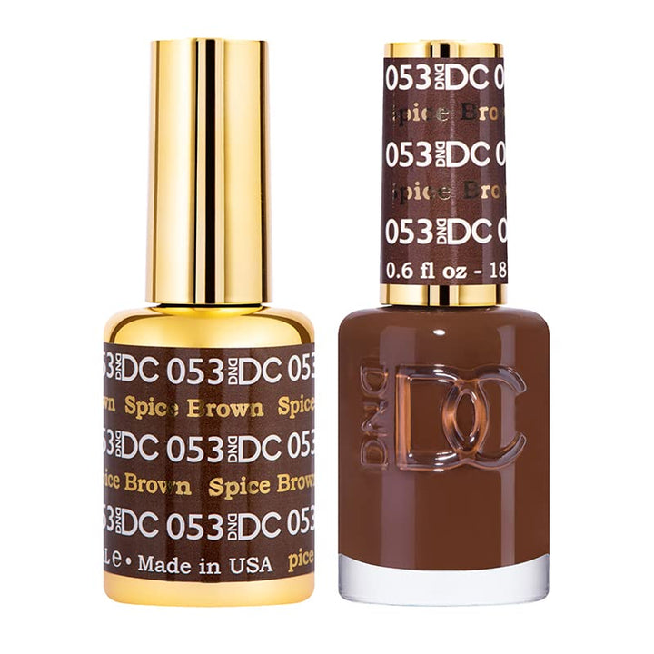 DAISY DND front packaging showing Spiced Brown duo and benefits