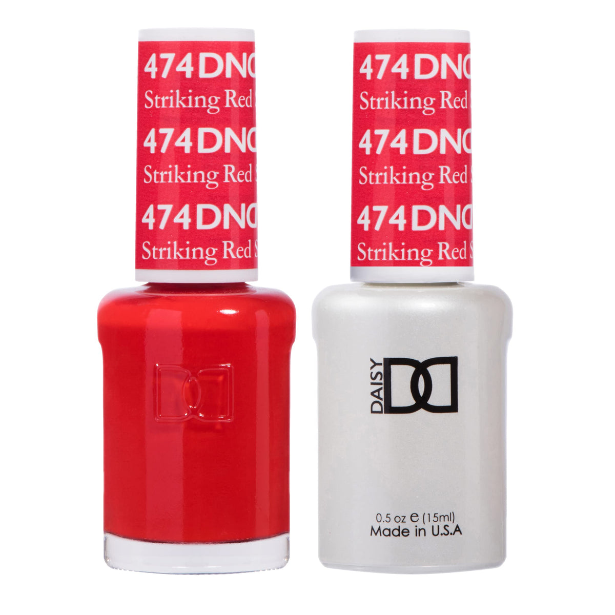 DAISY DND front packaging showing Striking Red #474 for easy shelf identification