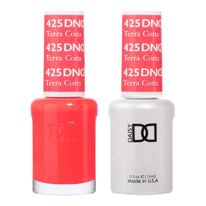 DAISY DND front packaging showing Terra Cotta 425 duo and benefits
