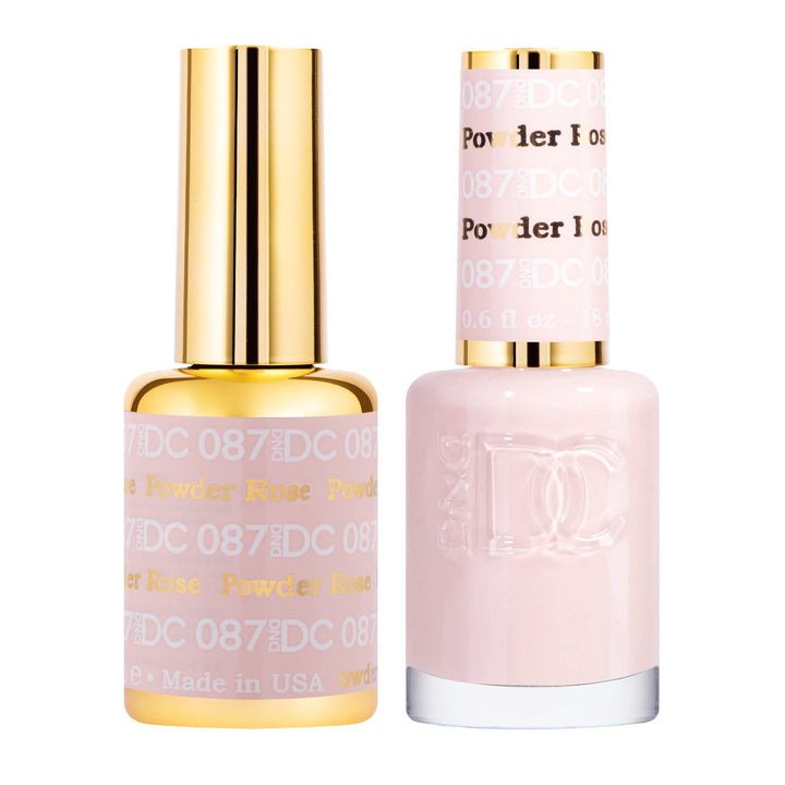 DAISY DND front packaging showing Rose Powder #087 and benefits