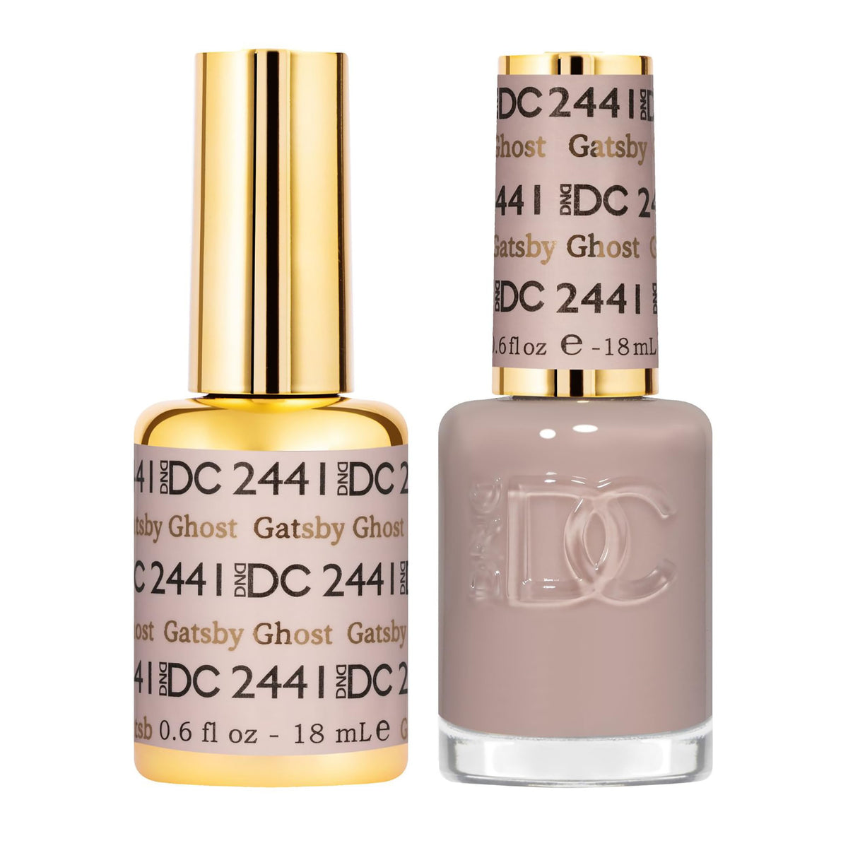 DAISY DND front view of both Gatsby Ghost bottles showing coordinated duo and convenience