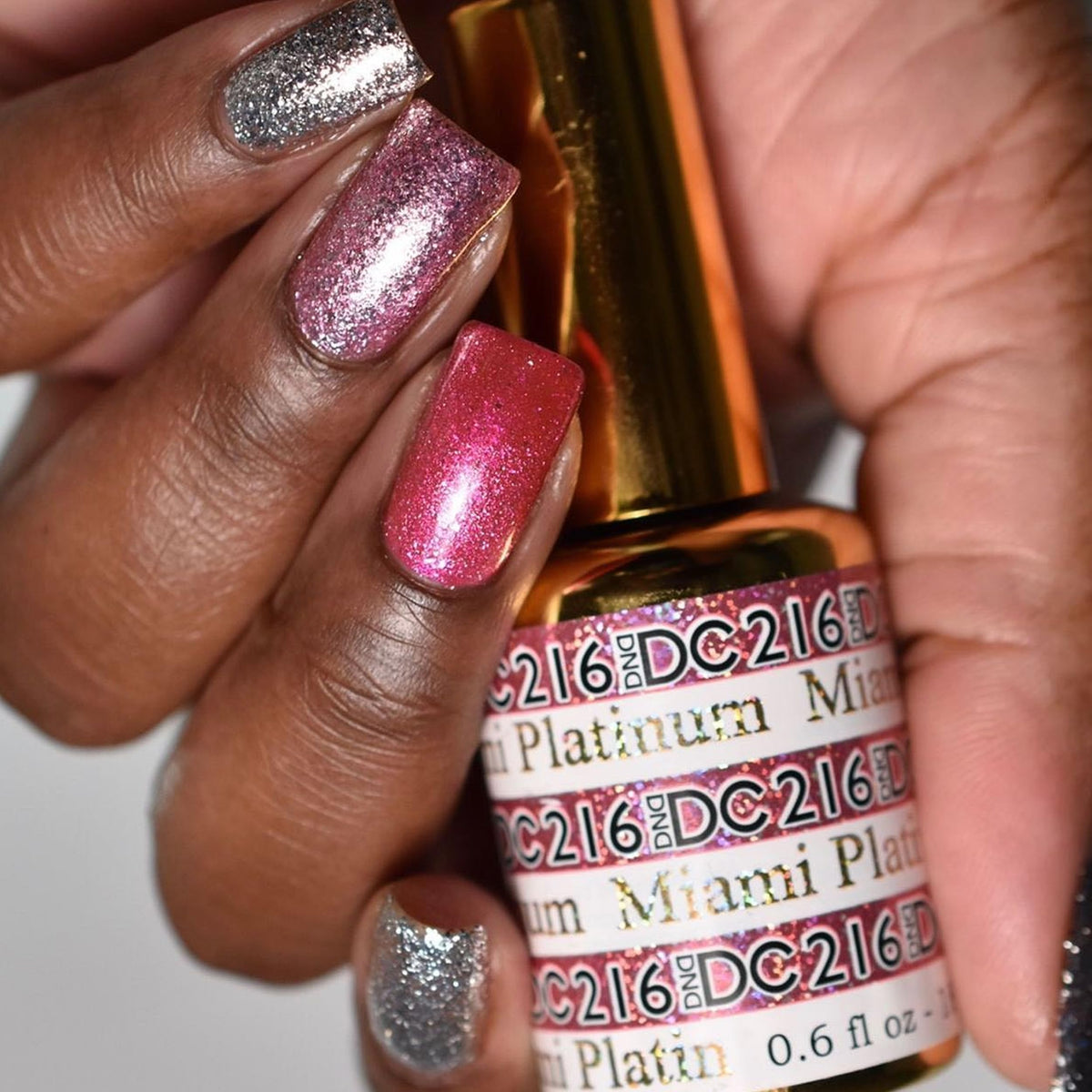 DAISY DND home manicure setup with lamp illustrating easy DIY salon-quality finish