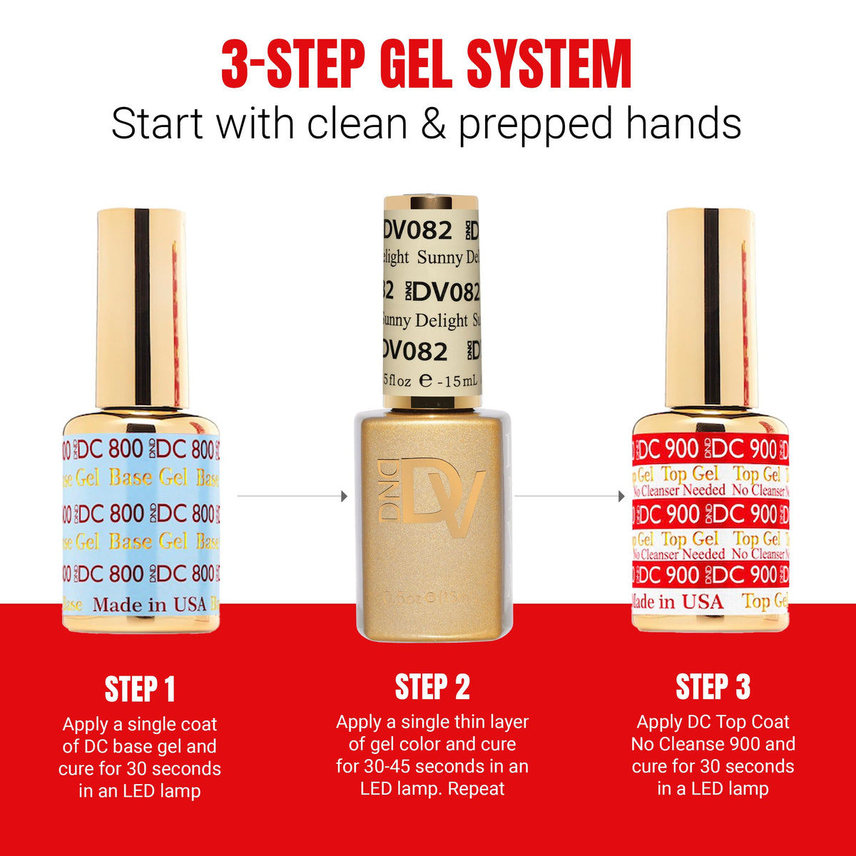 DAISY DND air-dry lacquer in hand for quick-dry touch-up convenience