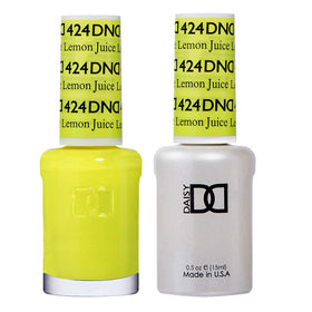DAISY DND front packaging showing gel and lacquer duo with vibrant yellow benefit
