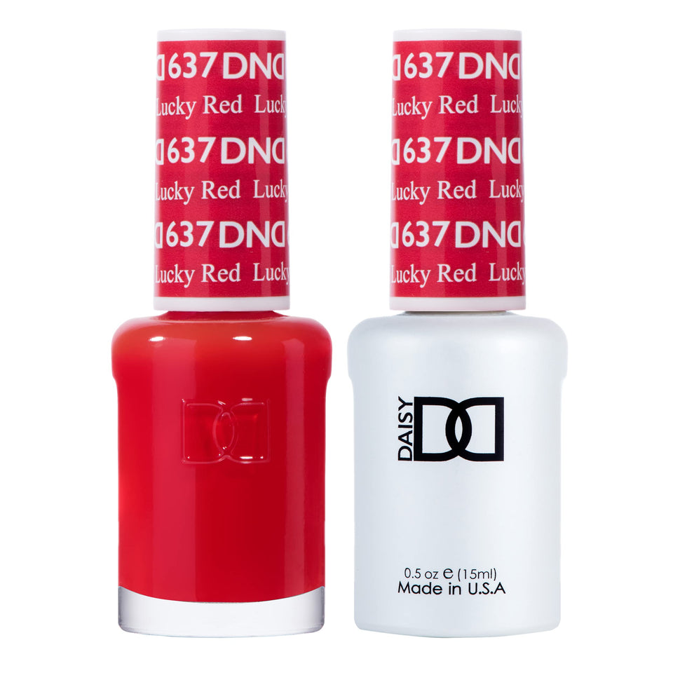 DAISY DND front packaging showing duo set and bright red shade