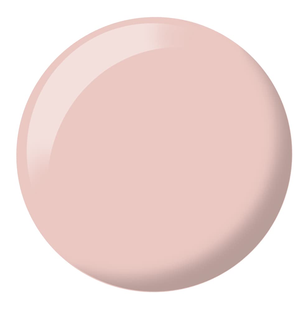 DAISY DND lacquer brush stroke revealing true Pink Champagne pigment and shine