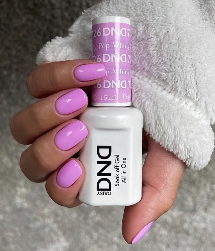 DAISY DND bottle close-up highlighting label and glossy finish for color clarity