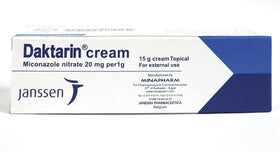 Daktarin front packaging showing two 15g tubes and product branding for reliable treatment