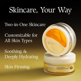 d'alba Piedmont aqua serum texture shown on skin for lightweight hydration