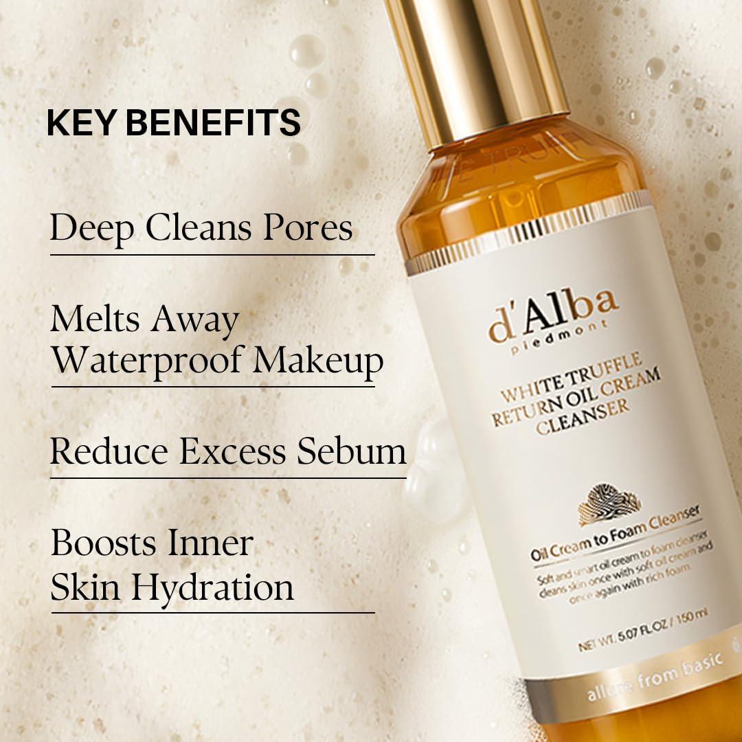 d'alba Piedmont product being dispensed into hand for simple use