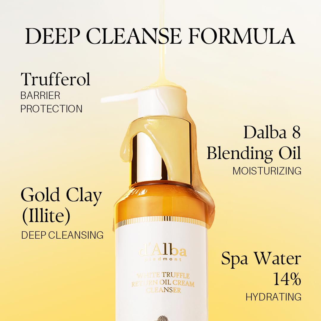 d'alba Piedmont cleanser staged in bathroom suggesting gentle daily routine