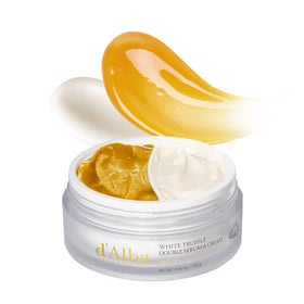 d'alba Piedmont front packaging showing compact 2-in-1 jar and label benefit