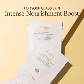 d'alba Piedmont close-up of mask sheet texture highlighting gentle adherence