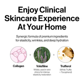 d'alba Piedmont ampoule beside white truffle illustrating natural ingredient benefit